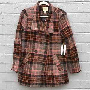 🆕 - FOREVER21 Plaid coat